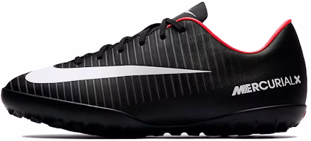 (Youth) Nike Mercurialx Victory VI Turf 'Black Red White' 831949-002 (Youth) Nike Mercurialx Victory VI Turf 'Black Red White' 831949-002