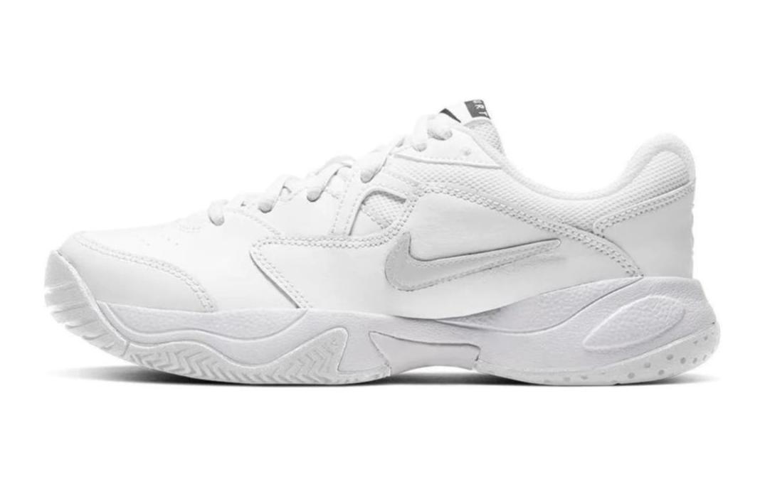 (Youth) Nike NikeCourt Jr. Lite 2 Older ' Tennis Shoe 'White Grey' CD0440-102
