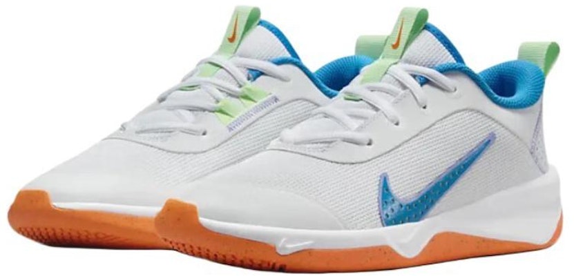 (Youth) Nike Omni Multi-Court 'White Photo Blue' DM9027-107 Lookbook (Youth) Nike Omni Multi-Court 'White Photo Blue' DM9027-107