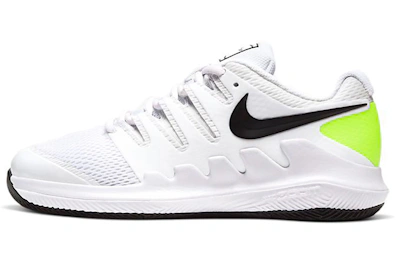 (Youth) Nike ourt Jr. Vapor X White/Black/Green