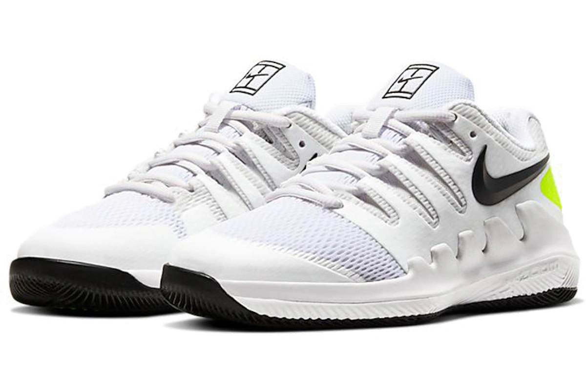 (Youth) Nike ourt Jr. Vapor X White/Black/Green