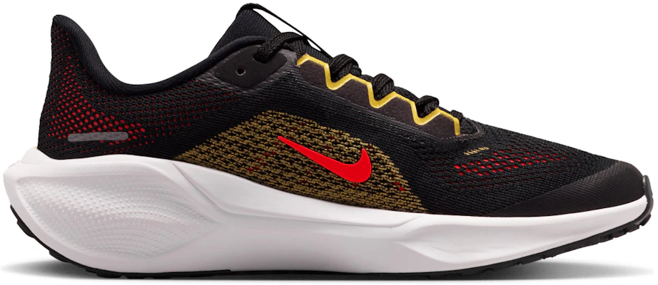 (JR) Nike Air Zoom Pegasus 41 黑曜金赤紅頂級鞋款 FN5041-005 Details for (JR) Nike Air Zoom Pegasus 41 黑曜金赤紅頂級鞋款 FN5041-005