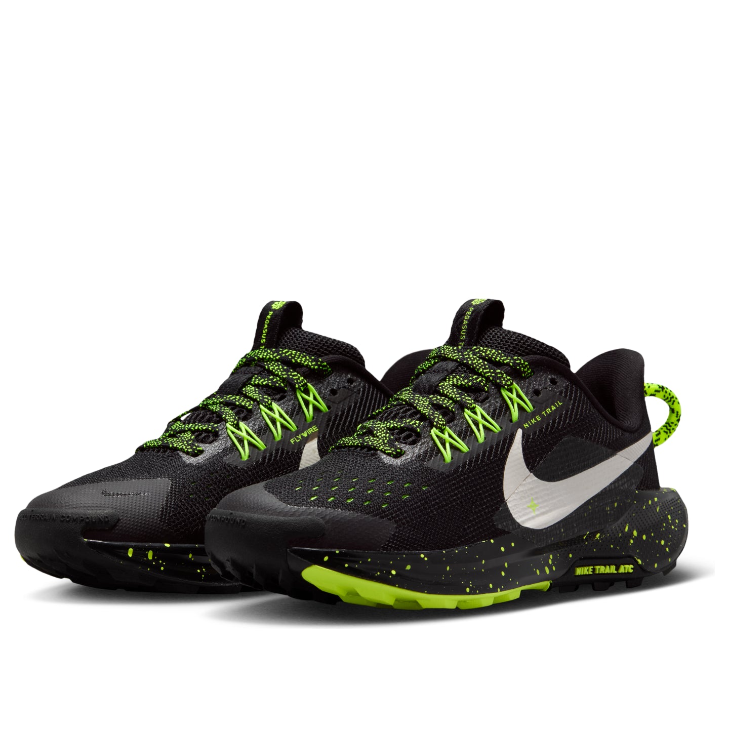 Shop (JR) Nike Pegasus Trail 5 ''Zwart Volt'' FV5638-006