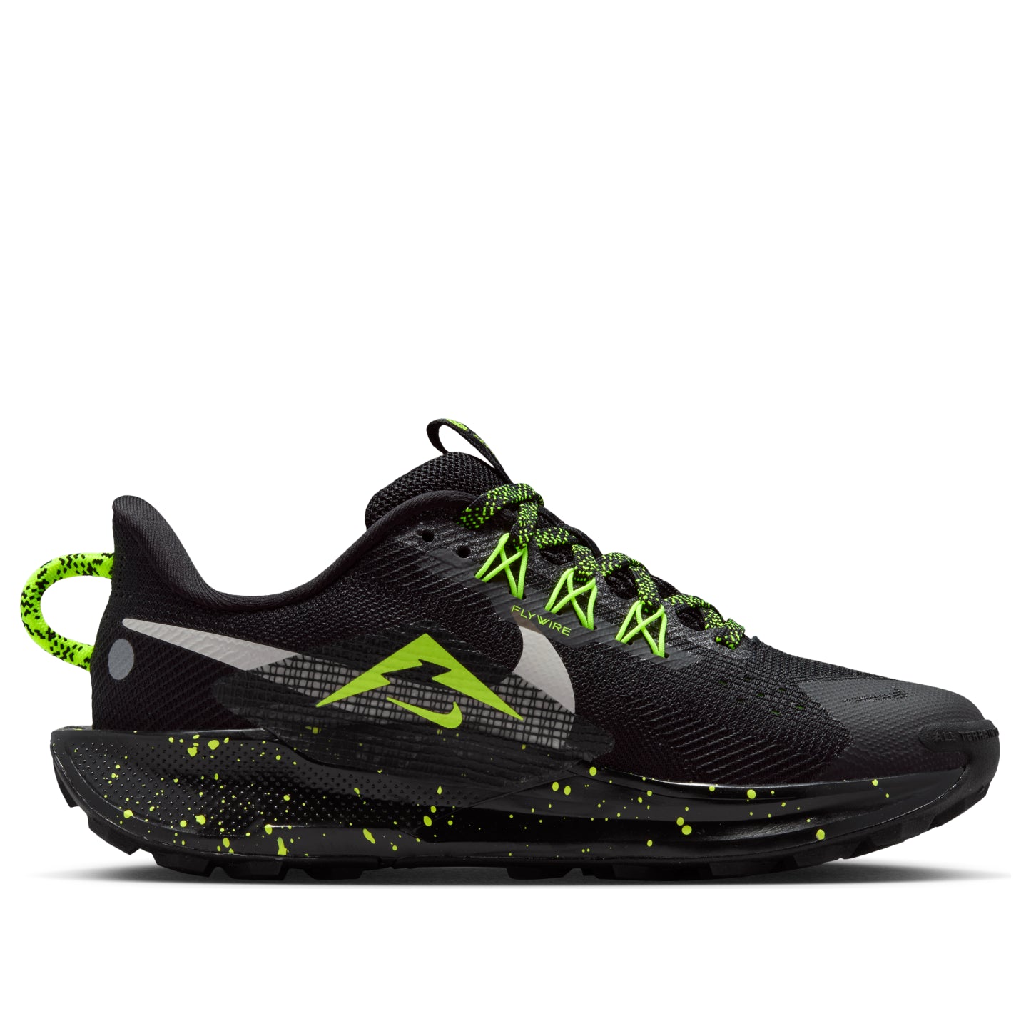 Details for (JR) Nike Pegasus Trail 5 ''Zwart Volt'' FV5638-006