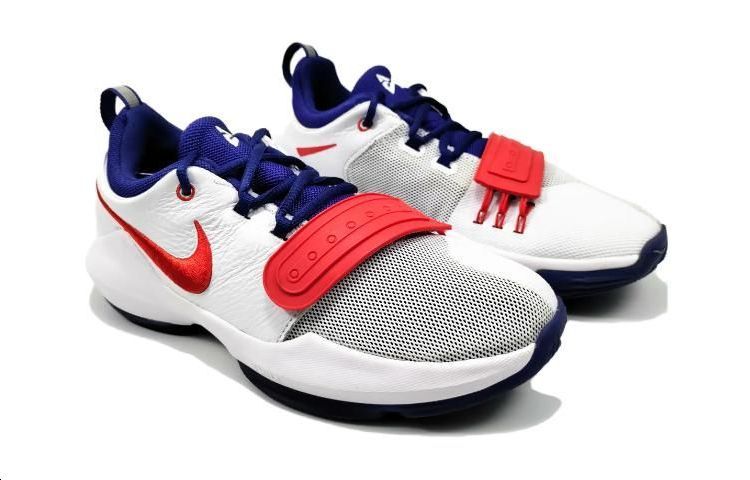 Lookbook 大童 Nike PG 1 氣墊透氣 低筒 兒童籃球鞋 白色