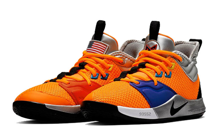 Lookbook (JR) Nike PG 3 NASA 3 'Oranye Perak' CI8937-800
