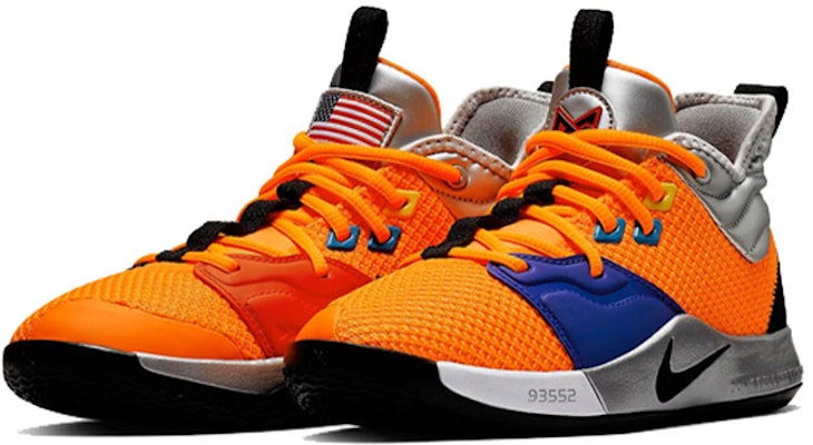 (JR) Nike PG 3 NASA 3 'Oranye Perak' CI8937-800 Lookbook (JR) Nike PG 3 NASA 3 'Oranye Perak' CI8937-800