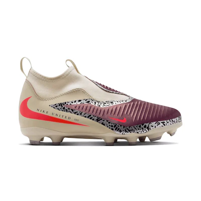 (Youth) Nike United Jr. Phantom 6 High Academy MG 'Burgundy Crush'