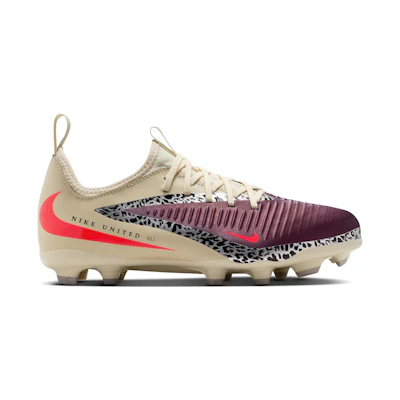 (Youth) Nike United Jr. Phantom 6 Low Academy MG 'Burgundy Crush'