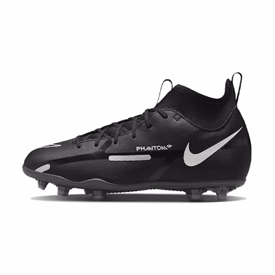 (Youth) Nike Phantom GT2 Club DF MG 'Black Metallic Silver'