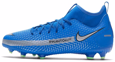(Youth) Nike Phantom GT Academy DF MG 'Photo Blue Metallic Silver' CW6694-400 (Youth) Nike Phantom GT Academy DF MG 'Photo Blue Metallic Silver' CW6694-400