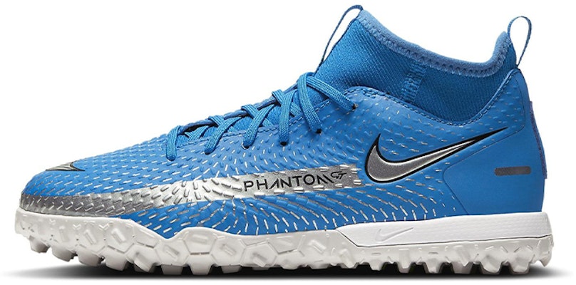 (Youth) Nike Phantom GT Academy DF TF Turf 'Blue Silver' CW6695-400 Buy (Youth) Nike Phantom GT Academy DF TF Turf 'Blue Silver' CW6695-400