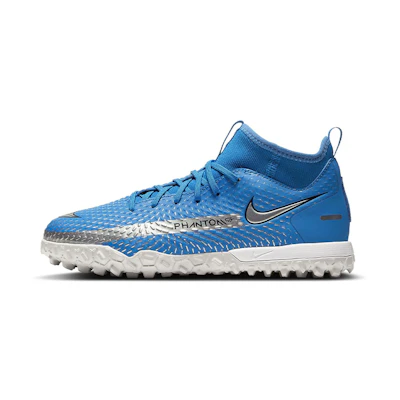 (Youth) Nike Phantom GT Academy DF TF Turf 'Blue Silver'