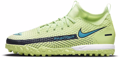 (Youth) Nike Phantom GT Academy DF TF Turf 'Fluorescent Green Blue White' CW6695-303 (Youth) Nike Phantom GT Academy DF TF Turf 'Fluorescent Green Blue White' CW6695-303