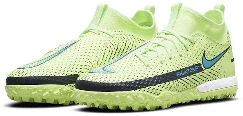 (Youth) Nike Phantom GT Academy DF TF Turf 'Fluorescent Green Blue White' CW6695-303 Lookbook (Youth) Nike Phantom GT Academy DF TF Turf 'Fluorescent Green Blue White' CW6695-303
