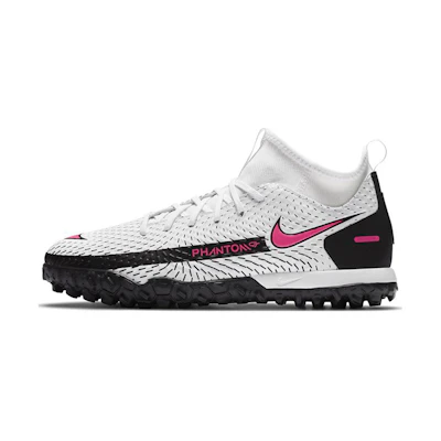 (Youth) Nike Phantom GT Academy DF TF White Black Pink Blast