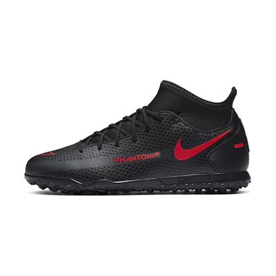 (Youth) Nike Phantom GT Club Dynamic Fit TF Turf 'Black Red'