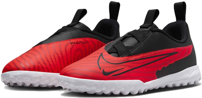 兒童 Nike Phantom GX Academy 人造草坪 耐磨防滑 低幫 兒童足球鞋 紅黑 Lookbook 兒童 Nike Phantom GX Academy 人造草坪 耐磨防滑 低幫 兒童足球鞋 紅黑
