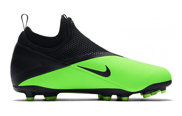 Order 兒童 Nike Phantom VSN 2 Academy DF FG/MG 多場地足球鞋 黑綠色