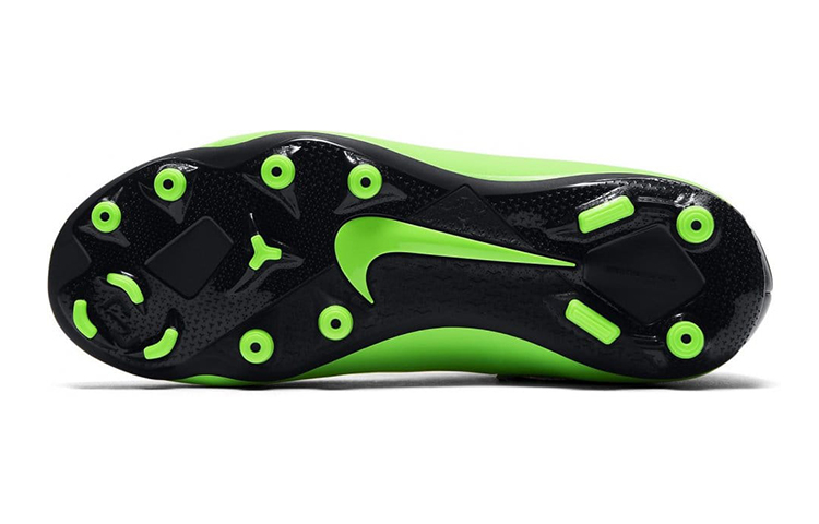 Shop 兒童 Nike Phantom VSN 2 Academy DF FG/MG 多場地足球鞋 黑綠色