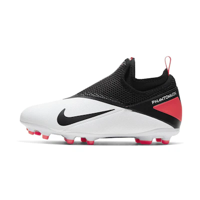 (Youth) Nike Phantom Vision 2 Academy DF MG 'White Crimson Black'