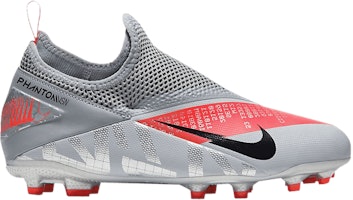 (Youth) Nike Phantom Vision 2 Academy Dynamic Fit MG 'Metallic Grey Crimson' CD4059-906 (Youth) Nike Phantom Vision 2 Academy Dynamic Fit MG 'Metallic Grey Crimson' CD4059-906