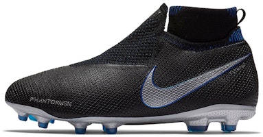 (Youth) Nike Phantom Vision Elite DF FG/MG 'Black Metallic Silver' AO3289-004 (Youth) Nike Phantom Vision Elite DF FG/MG 'Black Metallic Silver' AO3289-004