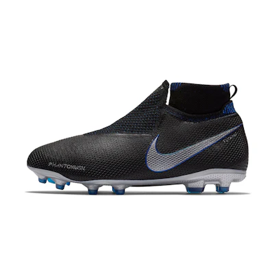 (Youth) Nike Phantom Vision Elite DF FG/MG 'Black Metallic Silver'