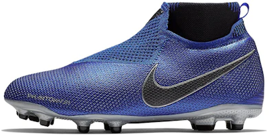 (Youth) Nike Phantom Vision Elite DF FG/MG 'Racer Blue Metallic Silver' AO3289-400 (Youth) Nike Phantom Vision Elite DF FG/MG 'Racer Blue Metallic Silver' AO3289-400