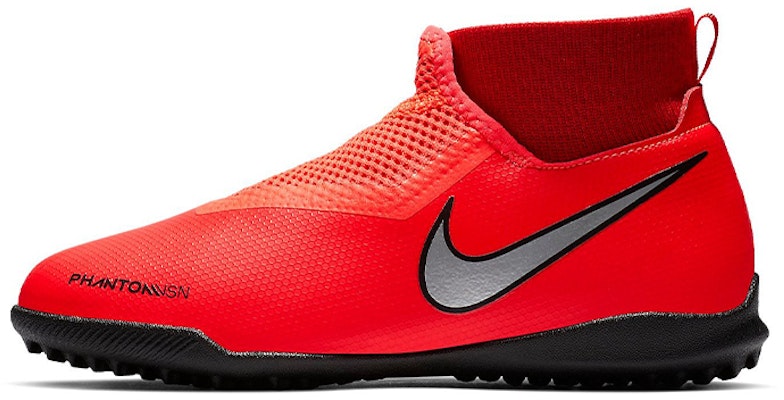 (Youth) Nike Phantom VSN Academy DF TF Turf 'Bright Crimson Metallic Silver Black' AO3292-600 Buy (Youth) Nike Phantom VSN Academy DF TF Turf 'Bright Crimson Metallic Silver Black' AO3292-600