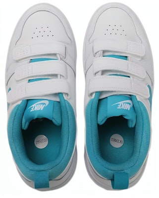 Nike Pico 5 (GS) 魔術貼 低幫休閒板鞋 白靛綠 Shop Nike Pico 5 (GS) 魔術貼 低幫休閒板鞋 白靛綠