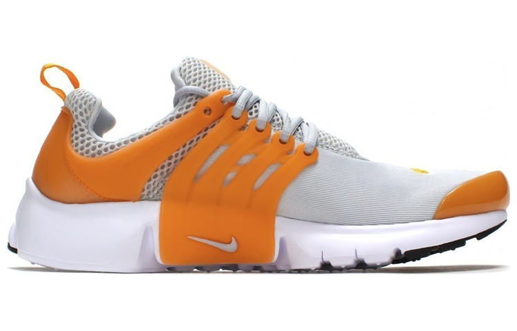 Order (JR) Kasut Lari Nike Presto Kelabu/Jingga 833878-004