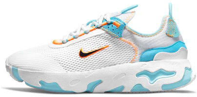 (Youth) Nike React Live 'White Blue Orange' DM3186-100 (Youth) Nike React Live 'White Blue Orange' DM3186-100