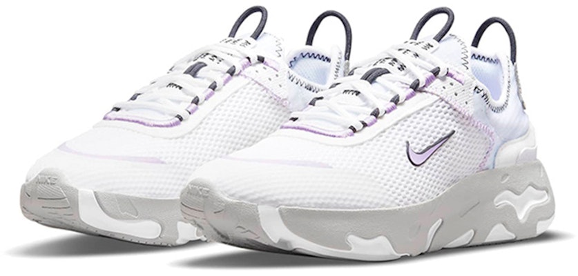 (JR) Nike React Live 'Blanco Morado Gris' CW1622-102 Lookbook (JR) Nike React Live 'Blanco Morado Gris' CW1622-102
