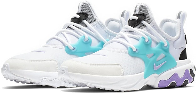 耐吉 React Presto (GS) 白青 Lookbook 耐吉 React Presto (GS) 白青