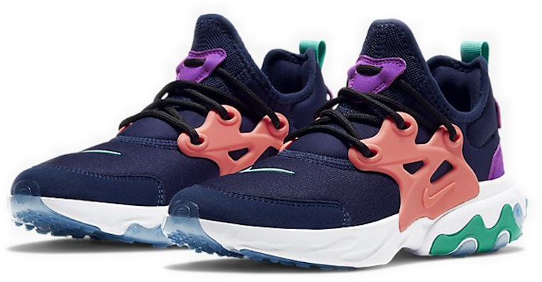 (JR) 耐克React Presto '午夜海军蓝' BQ4002-402 Lookbook (JR) 耐克React Presto '午夜海军蓝' BQ4002-402