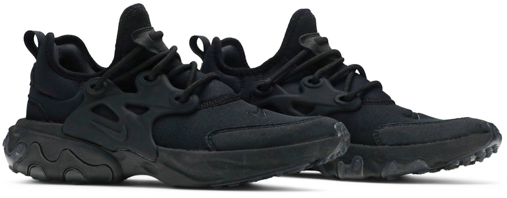 (Youth) Nike React Presto 'Triple Black' BQ4002-005 Cheap (Youth) Nike React Presto 'Triple Black' BQ4002-005