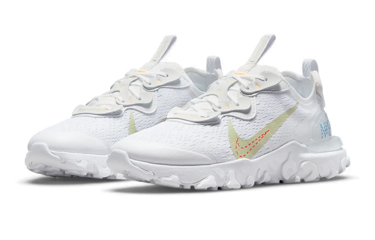 (Youth) Nike React Vision 'White Yellow' 圖 3
