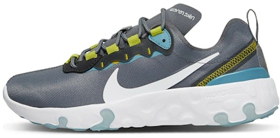 (Youth) Nike Renew Element 55 'Gray Blue Yellow' CK4081-003 (Youth) Nike Renew Element 55 'Gray Blue Yellow' CK4081-003