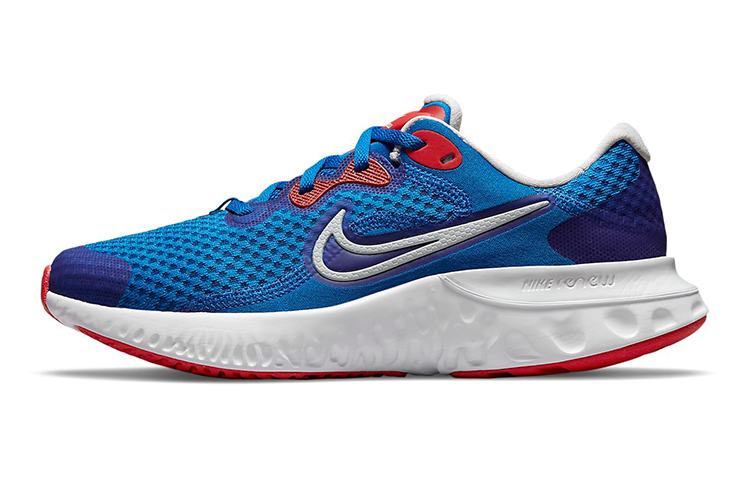 (Youth) Nike Renew Run 2 'Blue Red Silver' CW3259-400