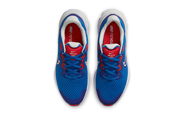 Shop (JR) Nike Renew Run 2 ''Bleu Rouge Argent'' CW3259-400