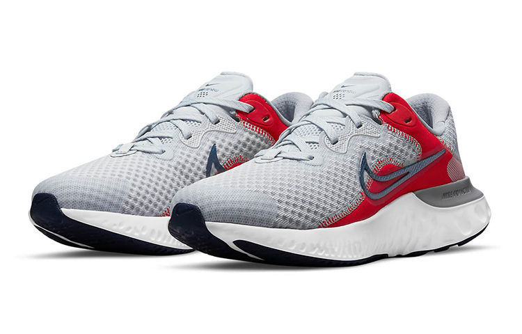 Lookbook (JR) ナイキ リニュー ラン 2 グレー/レッド CW3259-001
