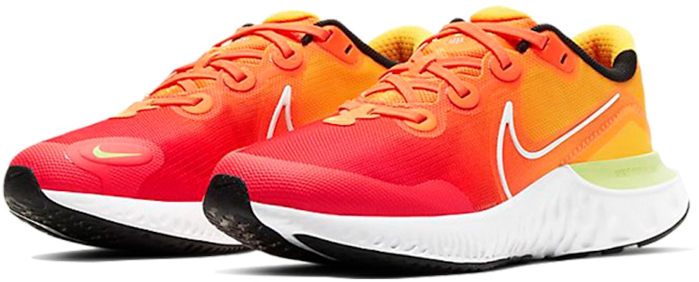 耐吉 Renew Run D2N 低筒 跑步鞋 GS 橙紅漸變 Lookbook 耐吉 Renew Run D2N 低筒 跑步鞋 GS 橙紅漸變