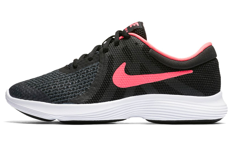 (Youth) Nike Revolution 4 'Black Racer Pink' 943306-004