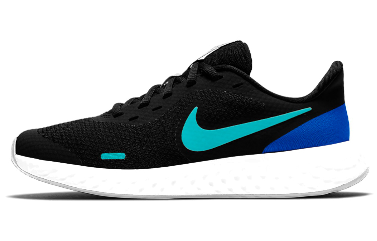 nike revolution 5 black and blue