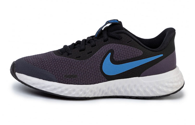 (Youth) Nike Revolution 5 Low-Top Black/Blue