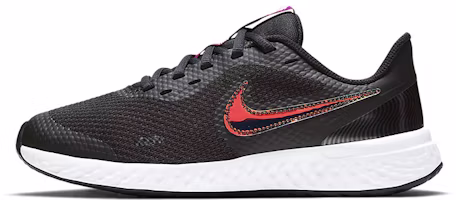 (Youth) Nike Revolution 5 Power 'Black Iridescent Swoosh' CW3263-001 (Youth) Nike Revolution 5 Power 'Black Iridescent Swoosh' CW3263-001