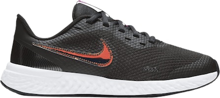 (Youth) Nike Revolution 5 Power 'Black Iridescent Swoosh' CW3263-001 (Youth) Nike Revolution 5 Power 'Black Iridescent Swoosh' CW3263-001