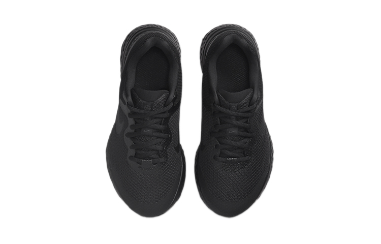 (Youth) Nike Revolution 6 4E Wide 'Black Dark Smoke Grey' 圖 4