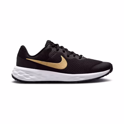 (Youth) Nike Revolution 6 'Black Metallic Gold'
